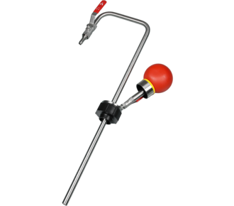 Solvent pump hand operated, for tin-foil canisters