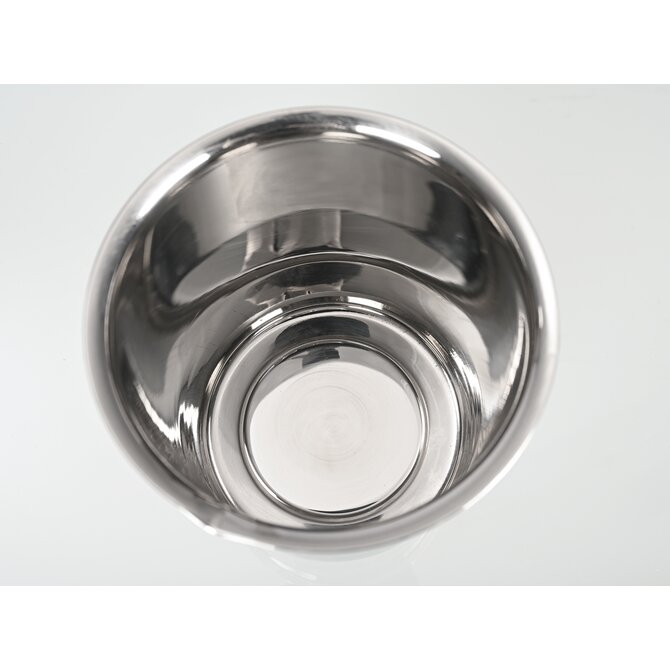 Stainless steel laboratory beaker