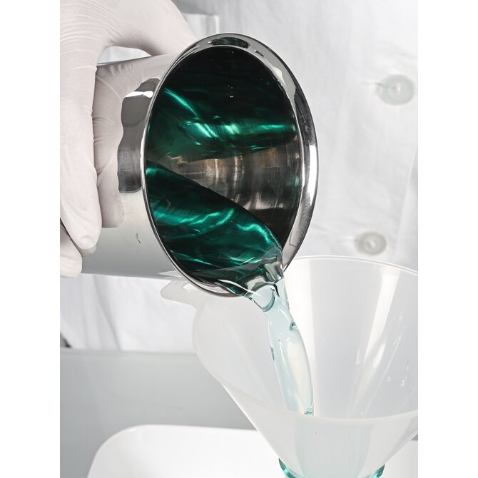 Stainless steel laboratory beaker