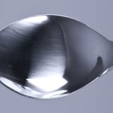 Double-sided laboratory spoon made of stainless steel