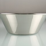 Conical laboratory bowl with a flat base