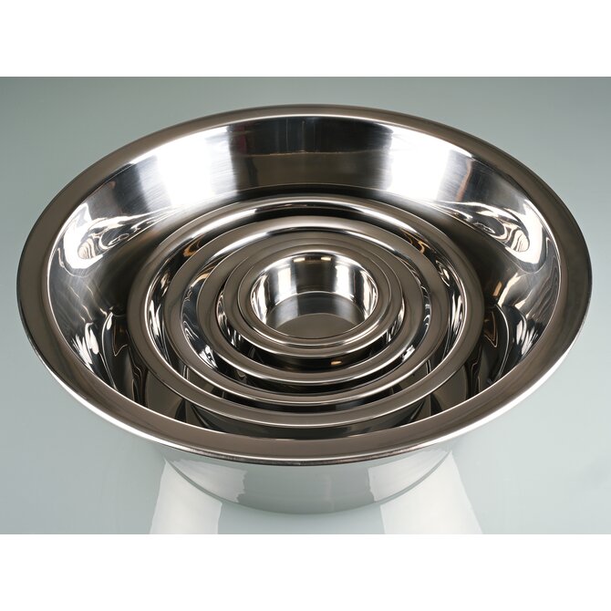 Conical laboratory bowl with a flat base