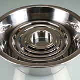 Conical laboratory bowl with a flat base