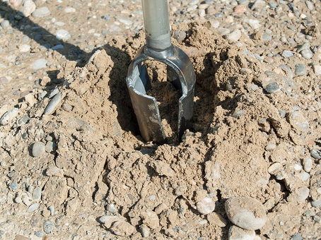 Mole drill head coarse sand
