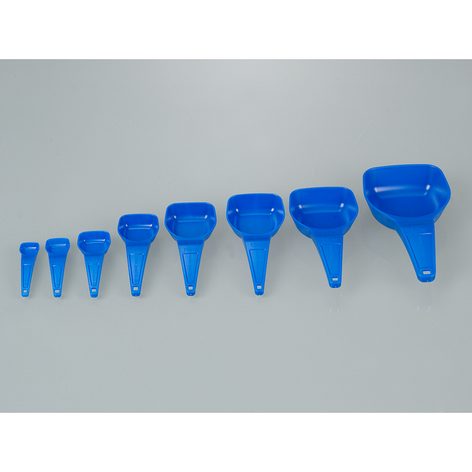 Dosing spoon and measuring spoon set