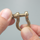 Brass shackle