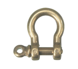Brass shackle