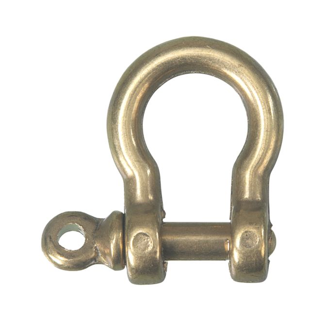 Brass shackle