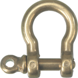 Brass shackle