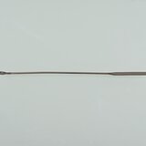 Rectangular micro spoon spatula, made of stainless steel