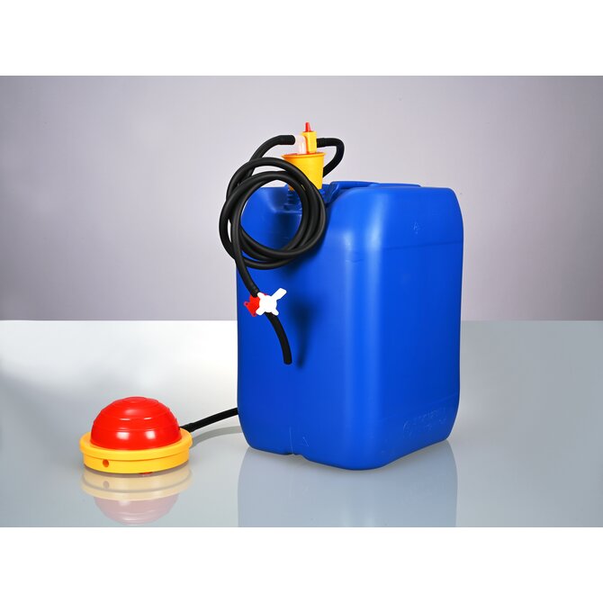 OTAL® foot pump with hose & stopcock 