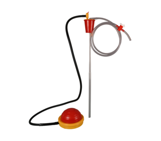 OTAL® foot pump with hose & stopcock 