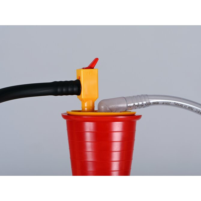 OTAL® foot pump with hose & stopcock 