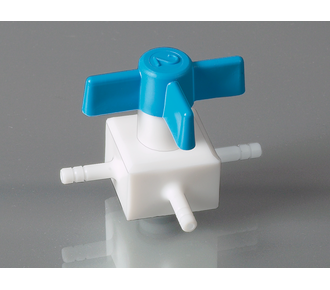 PTFE valve, three-way