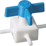 PTFE valve, three-way