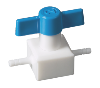 PTFE valve, two-way