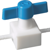 PTFE valve, two-way