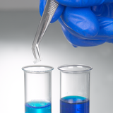 Forceps, stainless steel, sharp, bent form