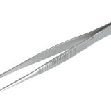 Forceps, stainless steel, sharp, straight