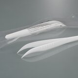 Forceps, disposable, angled, sterilised