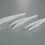 Forceps, disposable, broad tip, sterilised