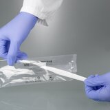 Forceps, disposable, pointed, sterilised