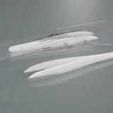 Forceps, disposable, pointed, sterilised