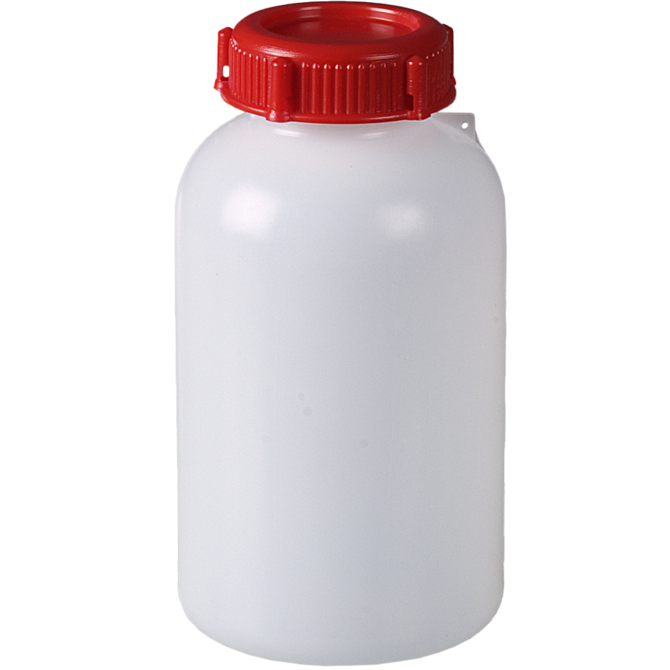 Sealable wide-neck bottle