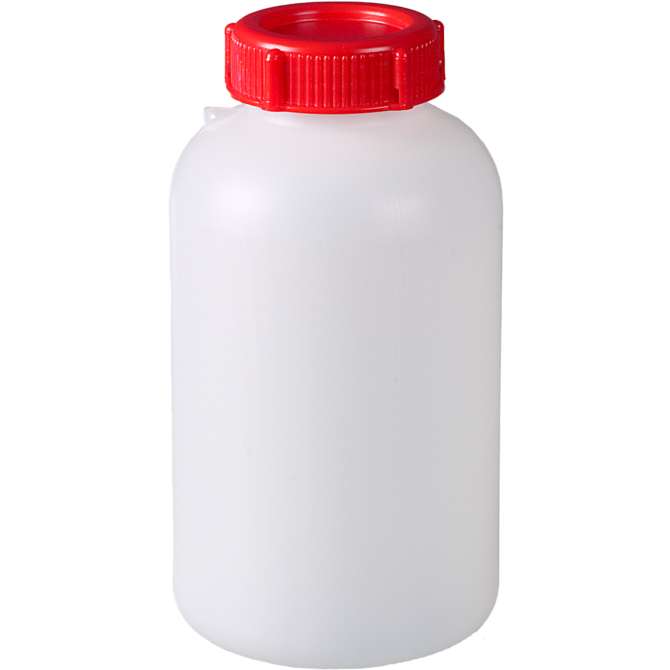 Sealable wide-neck bottle