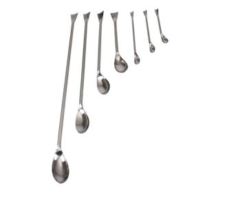 Sample spoon stainless steel