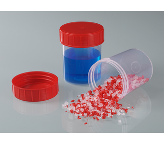 Sample beaker with lid