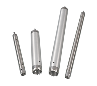 Sample drill for stalk material
