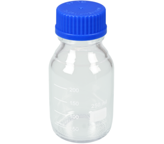 Glass sample bottles