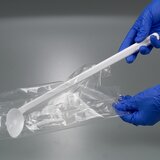 Sampling spoon curved, long handle, disposable Bio