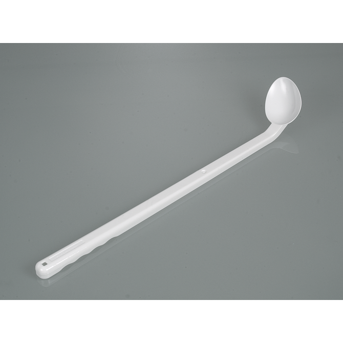 Sampling spoon curved, long handle, disposable, sterile
