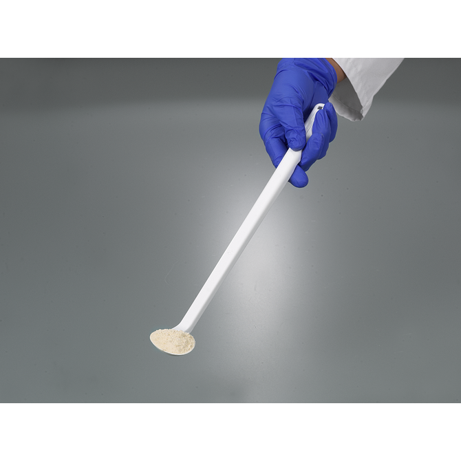 Sampling spoon curved, long handle, disposable, sterile