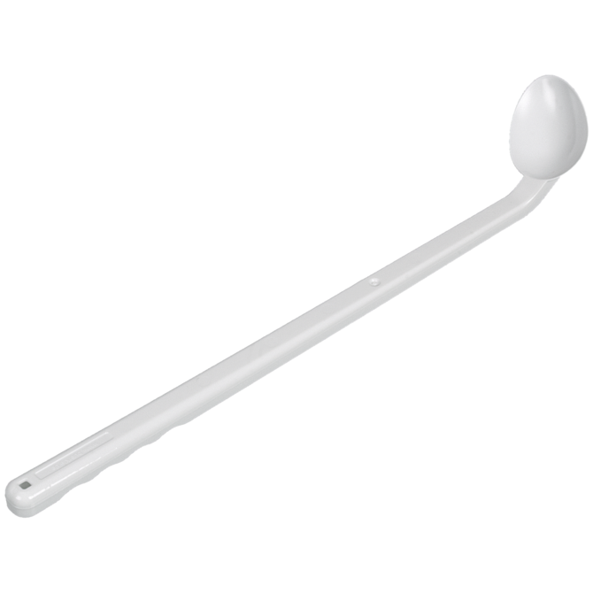 Sampling spoon curved, long handle, disposable, sterile