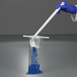Sampling spoon curved, long handle, disposable Bio, sterile