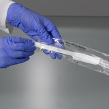 Sample spatula white, disposable, sterile
