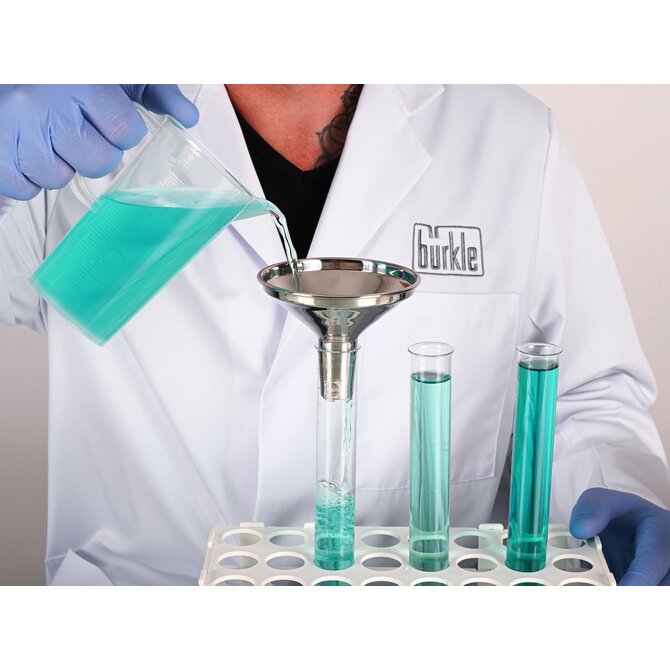 Stainless steel powder funnel