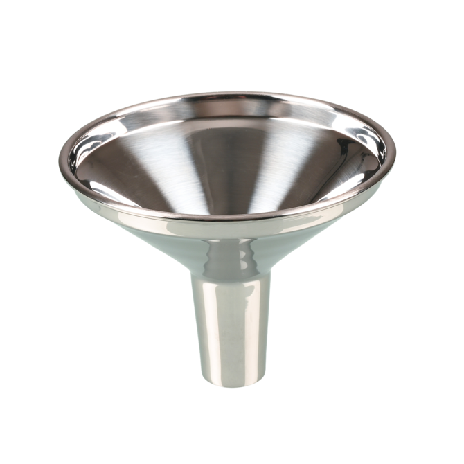 Stainless steel powder funnel