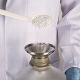 Stainless steel powder funnel