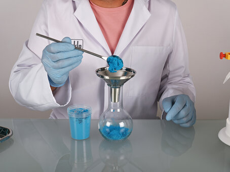 Stainless steel powder funnel