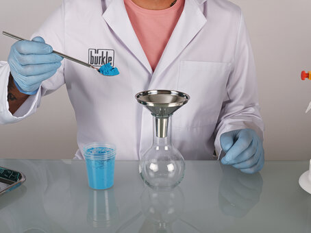 Stainless steel powder funnel