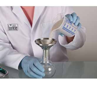 Stainless steel powder funnel