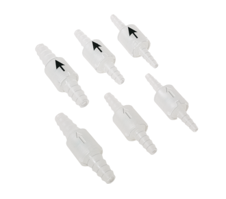 Non-return valves with conical inlet/outlet