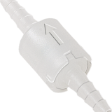 Non-return valves with coNon-return valves with conical inlet/outlet, embossed directional arrownical inlet/outlet