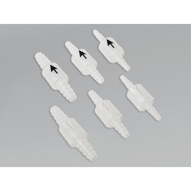 Non-return valves with conical inlet/outlet