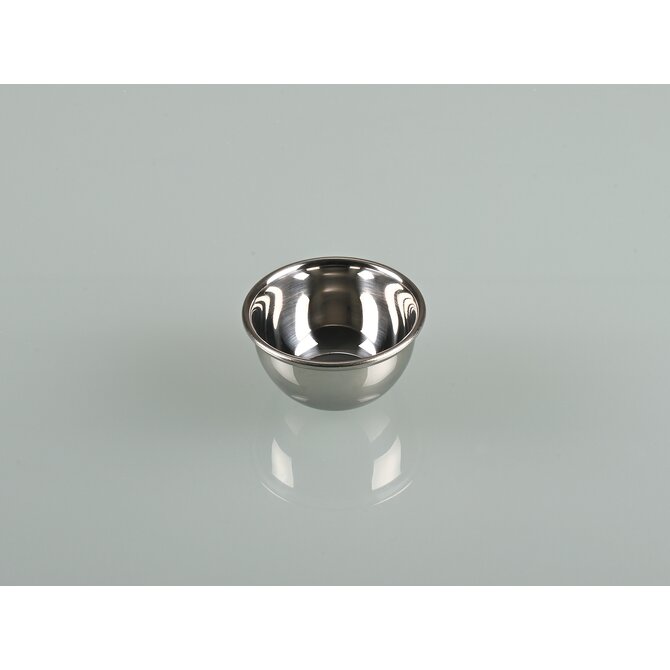 Round stainless steel mixing bowl/laboratory bowl