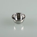 Round stainless steel mixing bowl/laboratory bowl